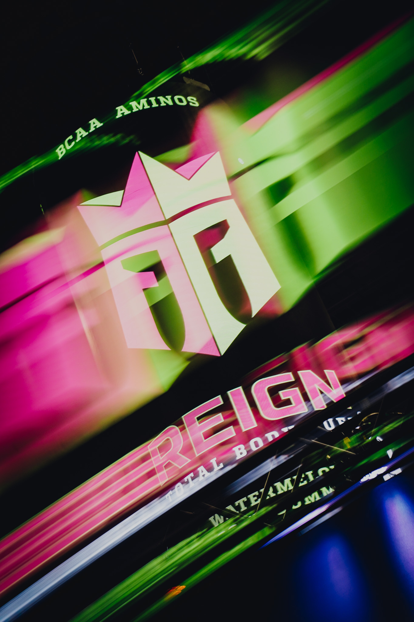 Reign event branding in motion