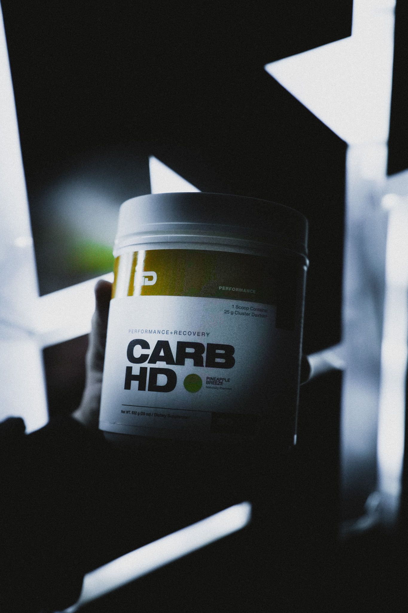 Carb HD supplement container